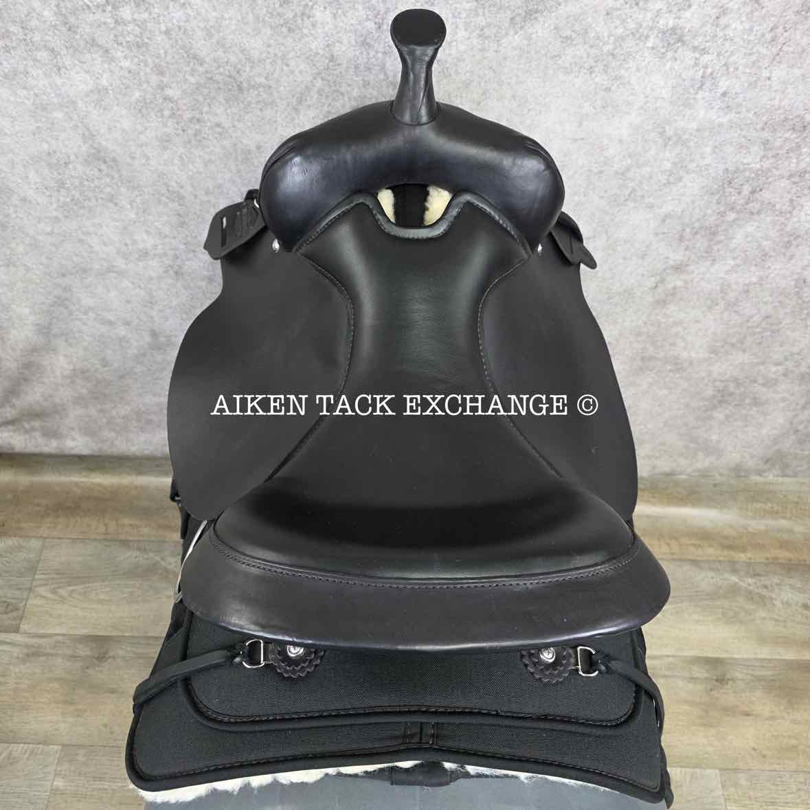 **SOLD** 2020 High Horse by Circle Y 6910 Lockhart Cordura Trail Western Saddle, 17" Seat, Regular Tree - Semi QH Bars