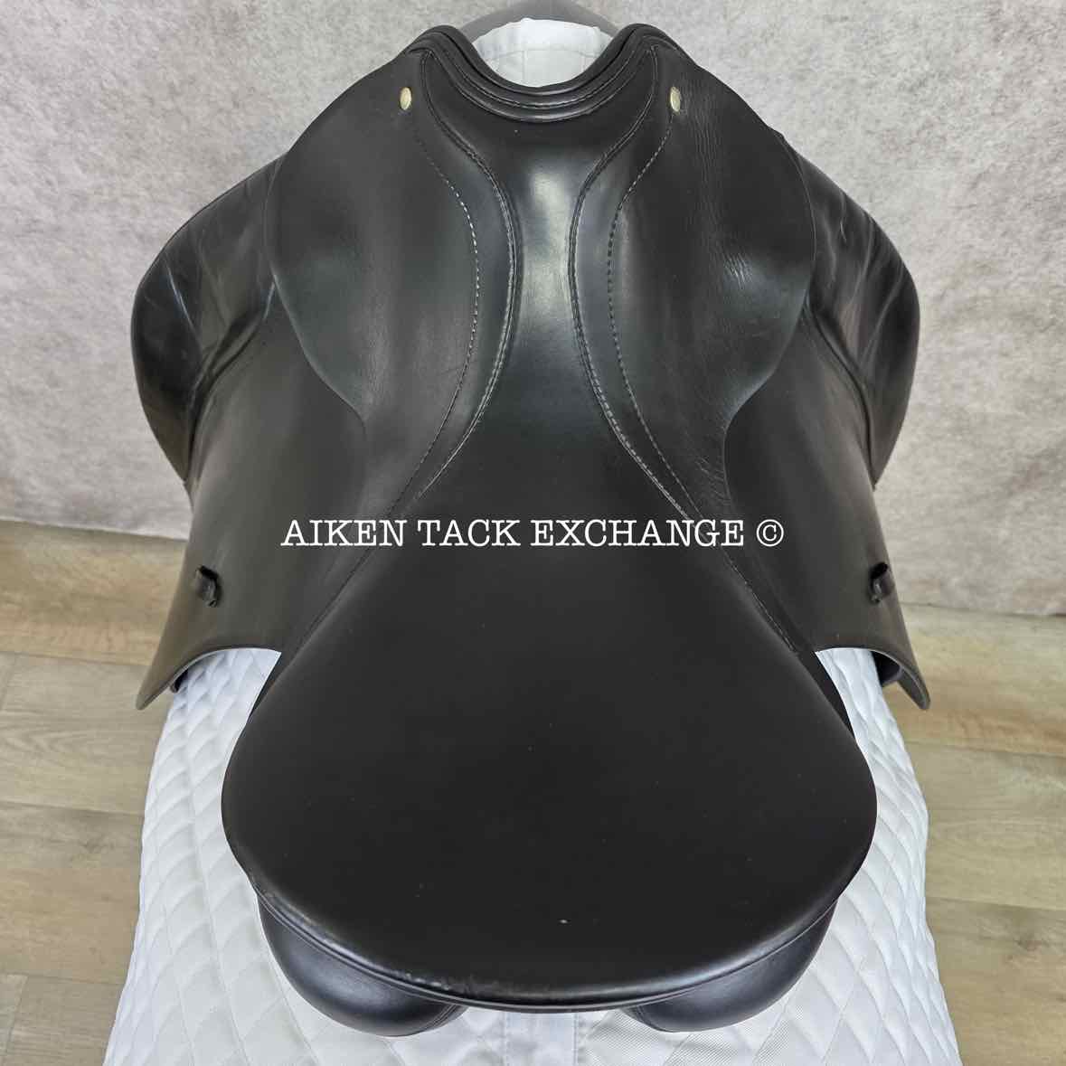 1995 Passier Patron Dressage Saddle, 17.5" Seat, Medium Tree, Wool Flocked Panels