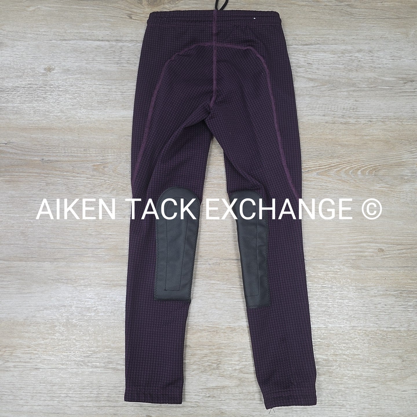 Kerrits Fleece Lined Winter Knee Patch Tights, Size Medium