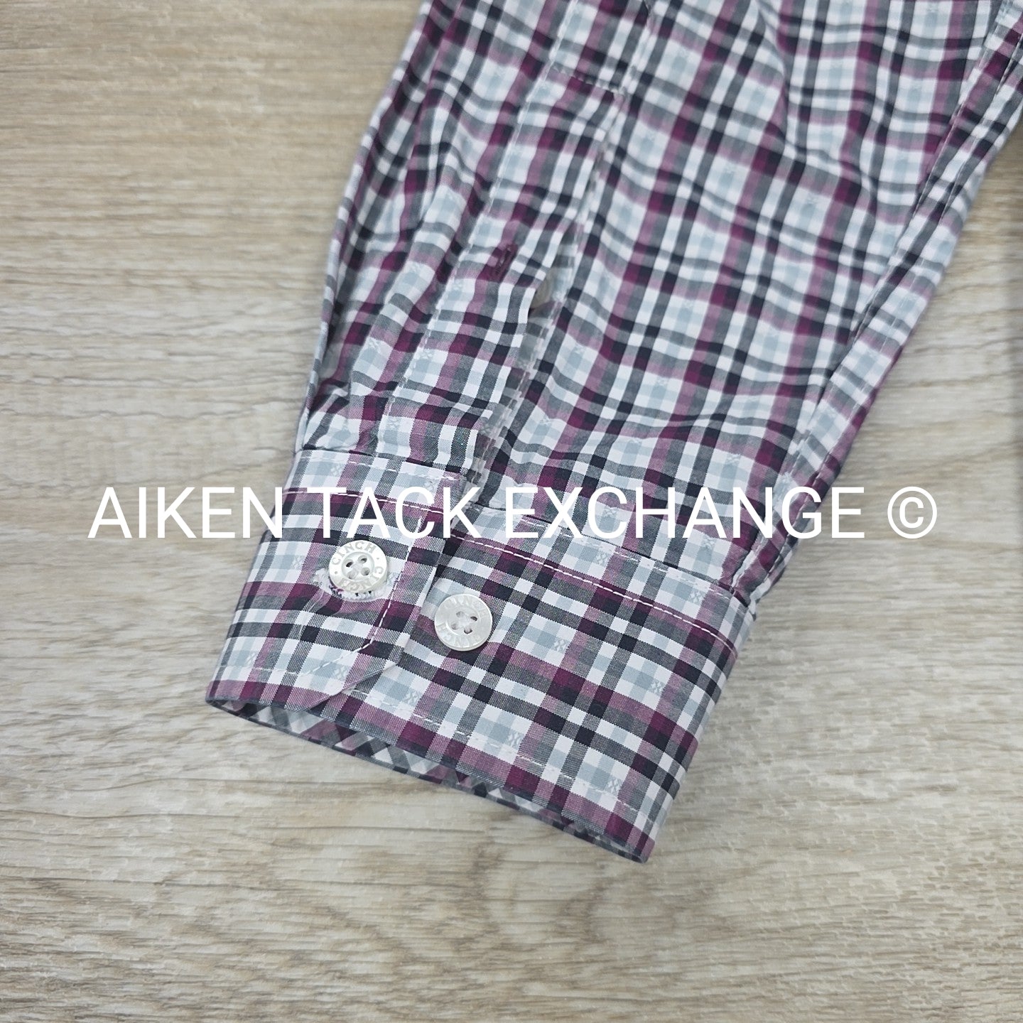 Cinch Long Sleeve Button Down Top, Size Large