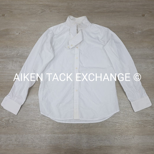 Tailored Sportsman Long Sleeve Show Shirt w/ Collar, Women's 38 (10)