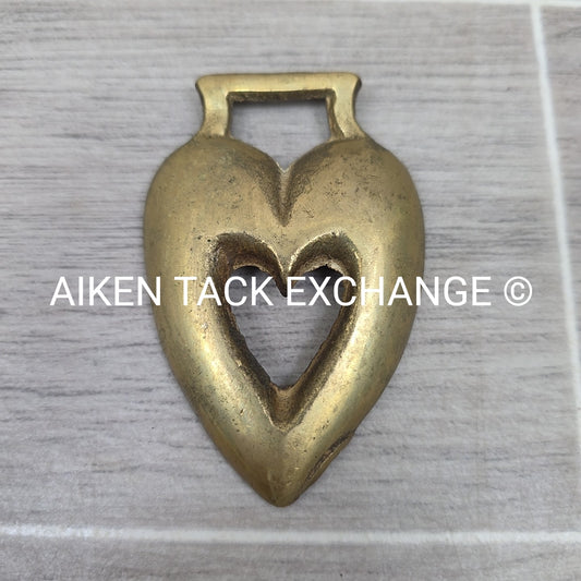 Brass Heart Medallion