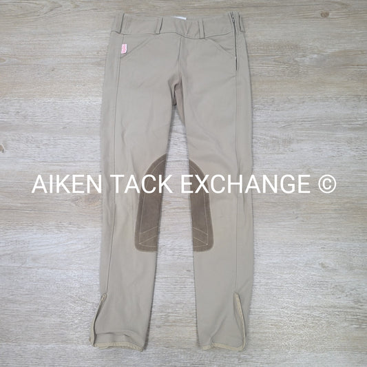 Tailored Sportsman Trophy Hunter Knee Patch Breeches, Size 14 R