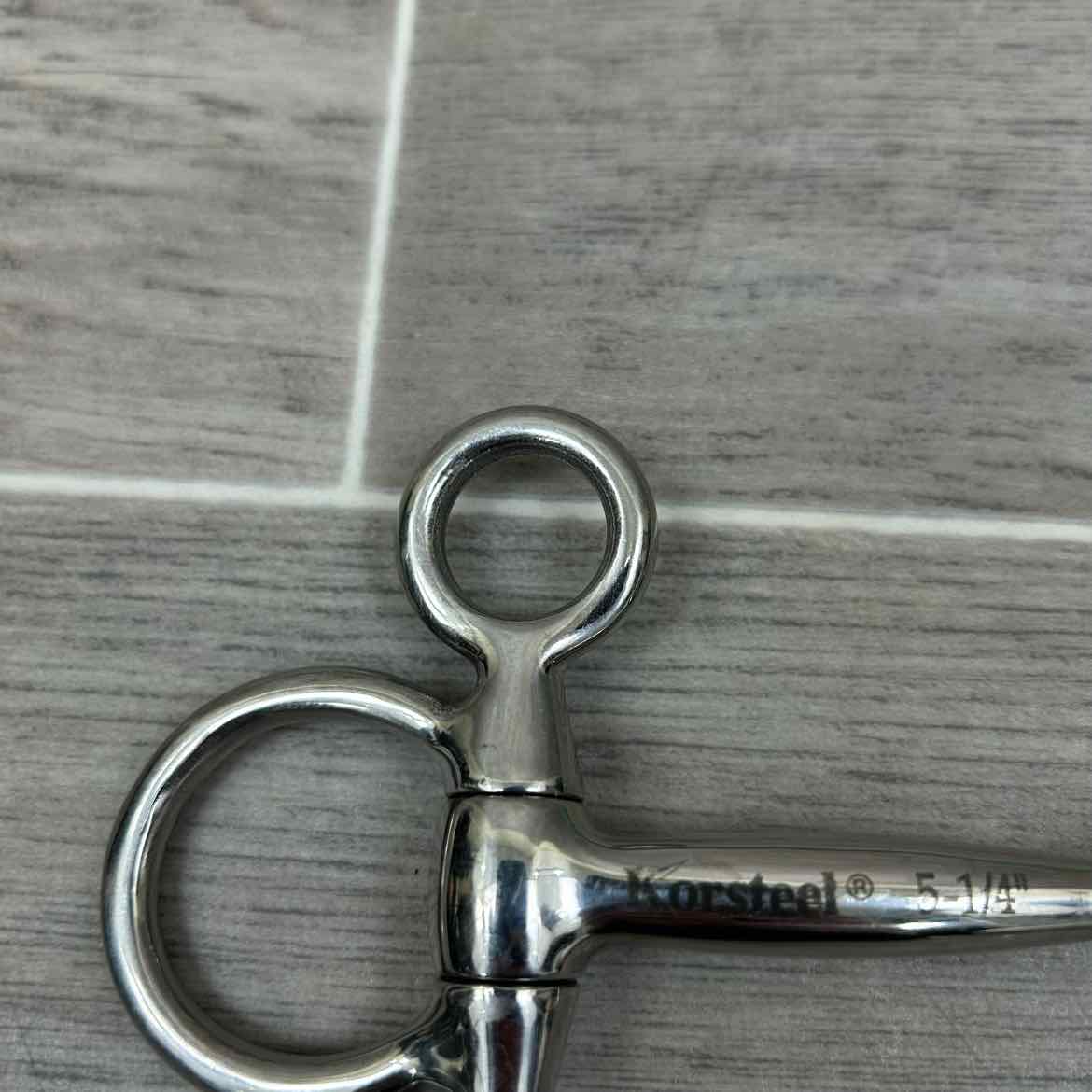Korsteel Single Joint Short Shank Pelham Bit 5.25"