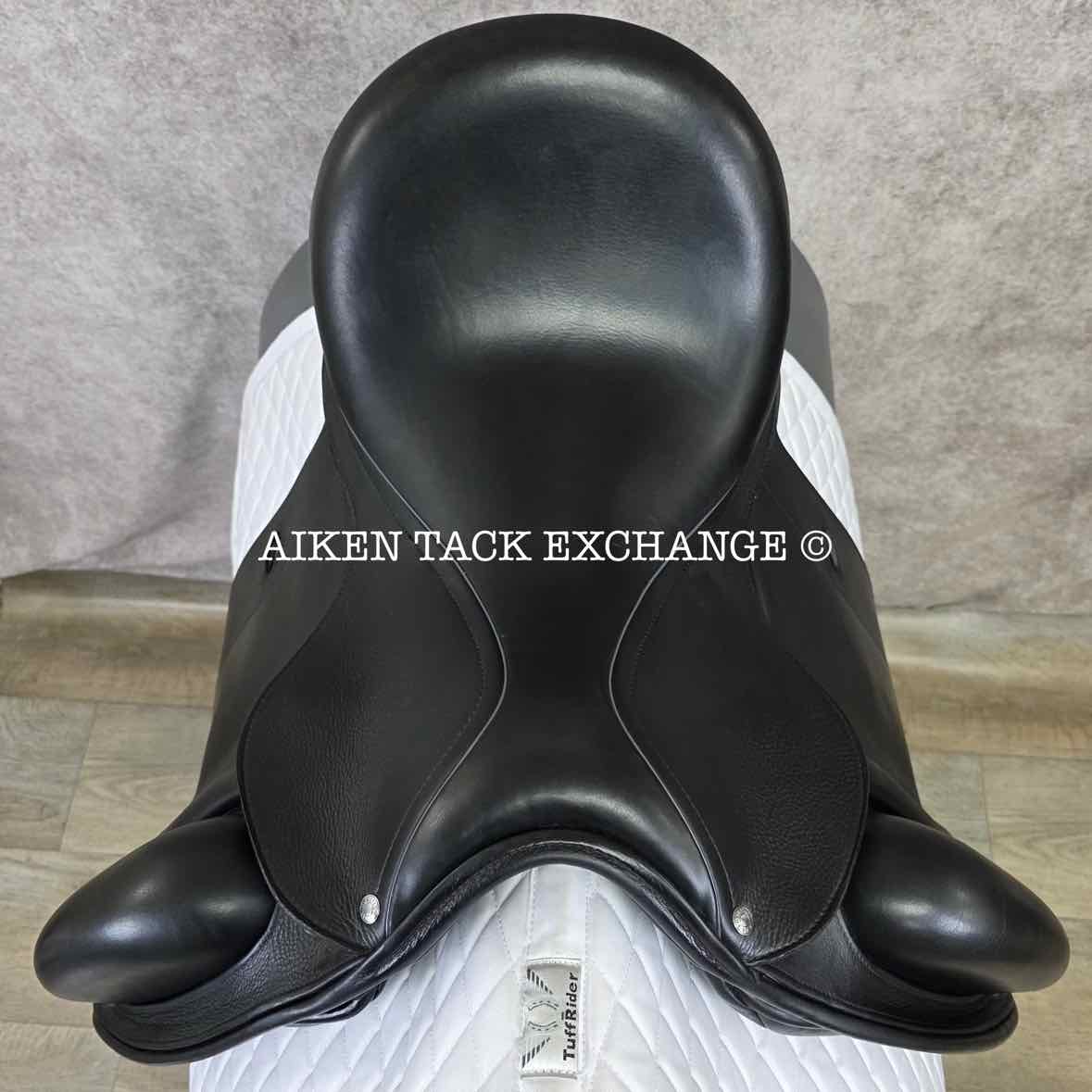 2021 Loxley by Bliss Monoflap Dressage Saddle, 17.5" Seat, Adjustable Tree - Changeable Gullet, Wool Flocked Panels