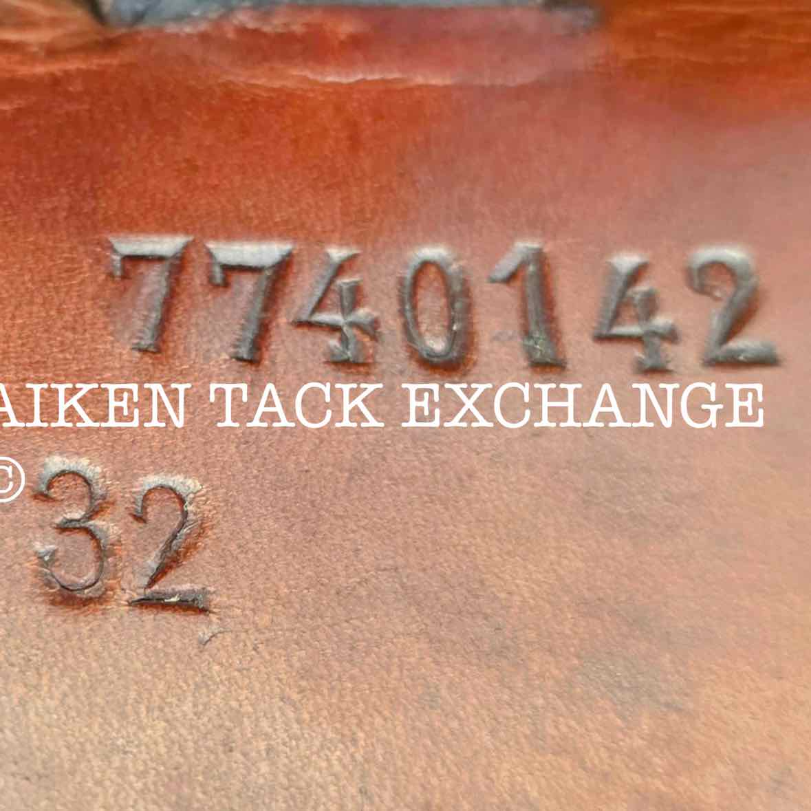 Stubben Siegfried All Purpose Saddle, 17" Seat, 32cm Tree - Wide, Wool Flocked Panels