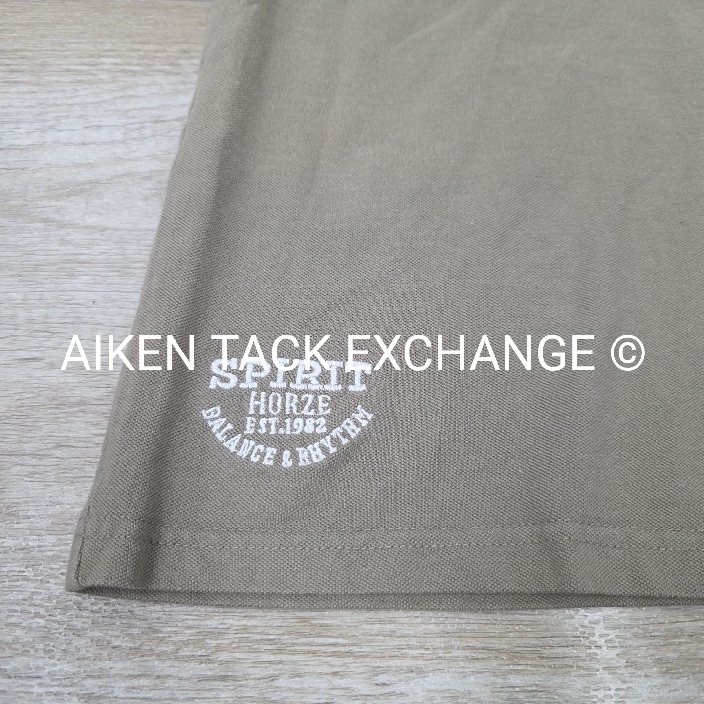 Horze Short Sleeve Polo Top, Size Medium