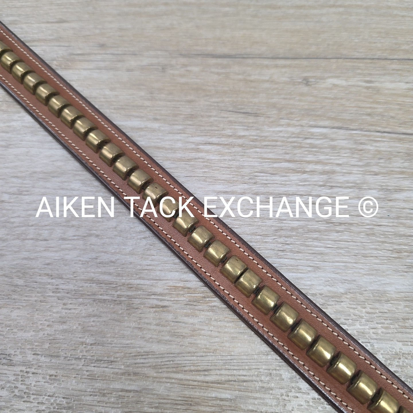 Tory Leather Clincher Brass Buckle Belt, 26"