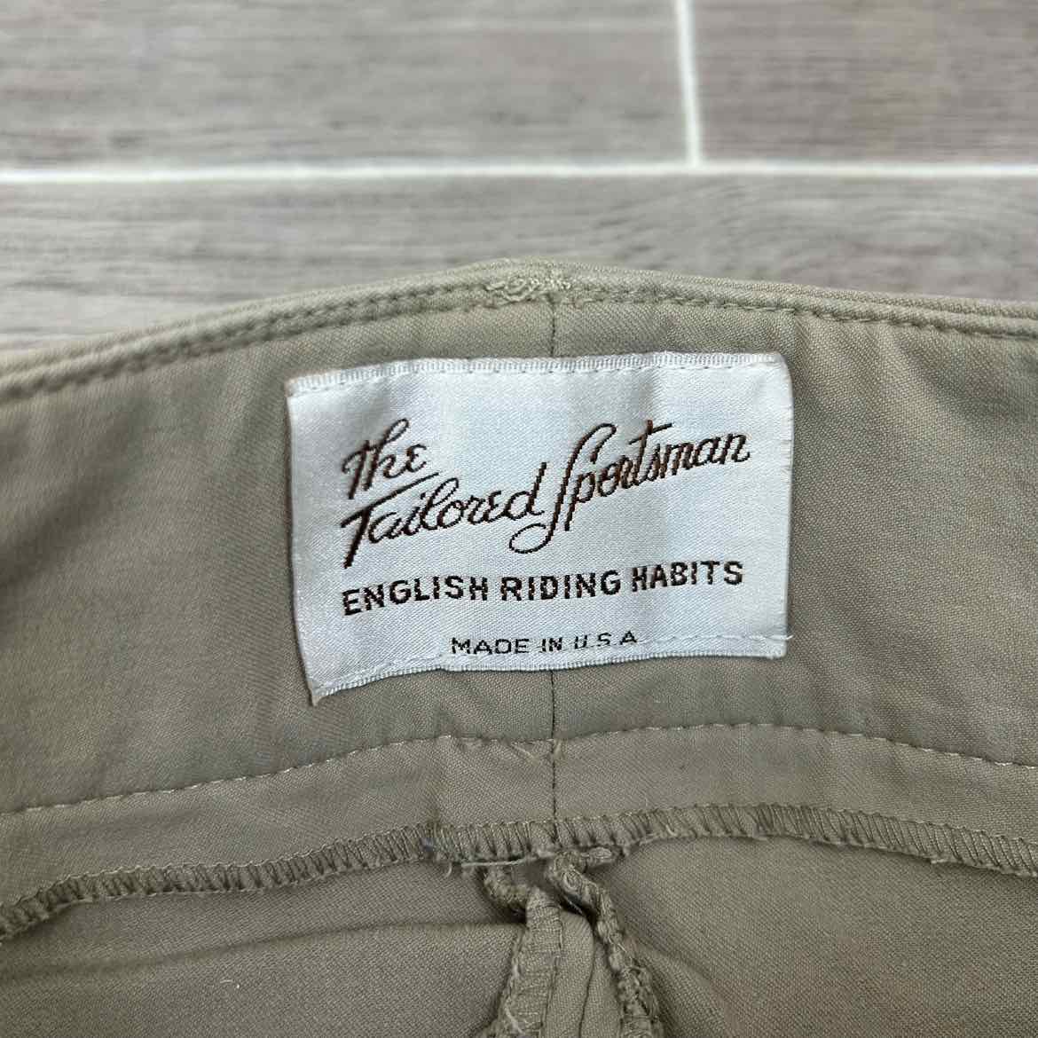 Tailored Sportsman Trophy Hunter Knee Patch Jods, Size 12 R
