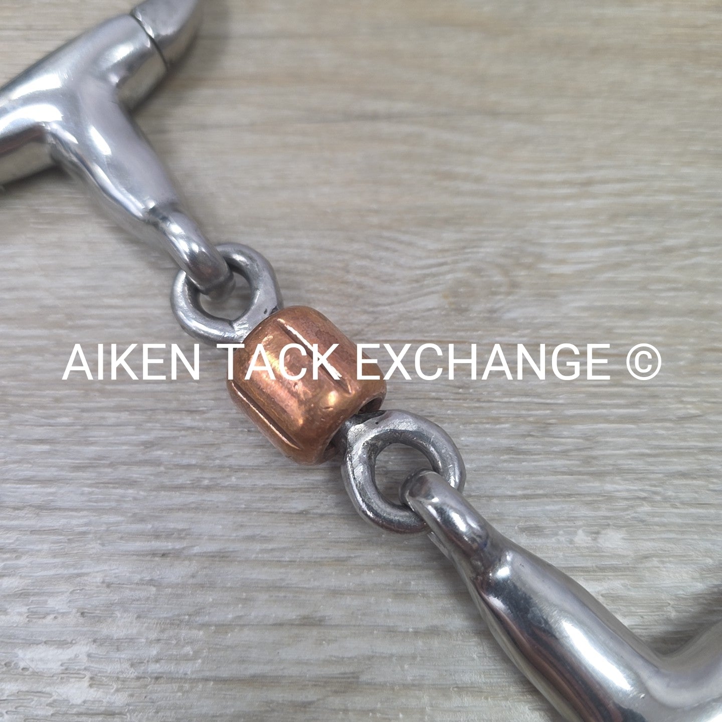Double Joint Eggbutt Bit with Copper Roller 5"