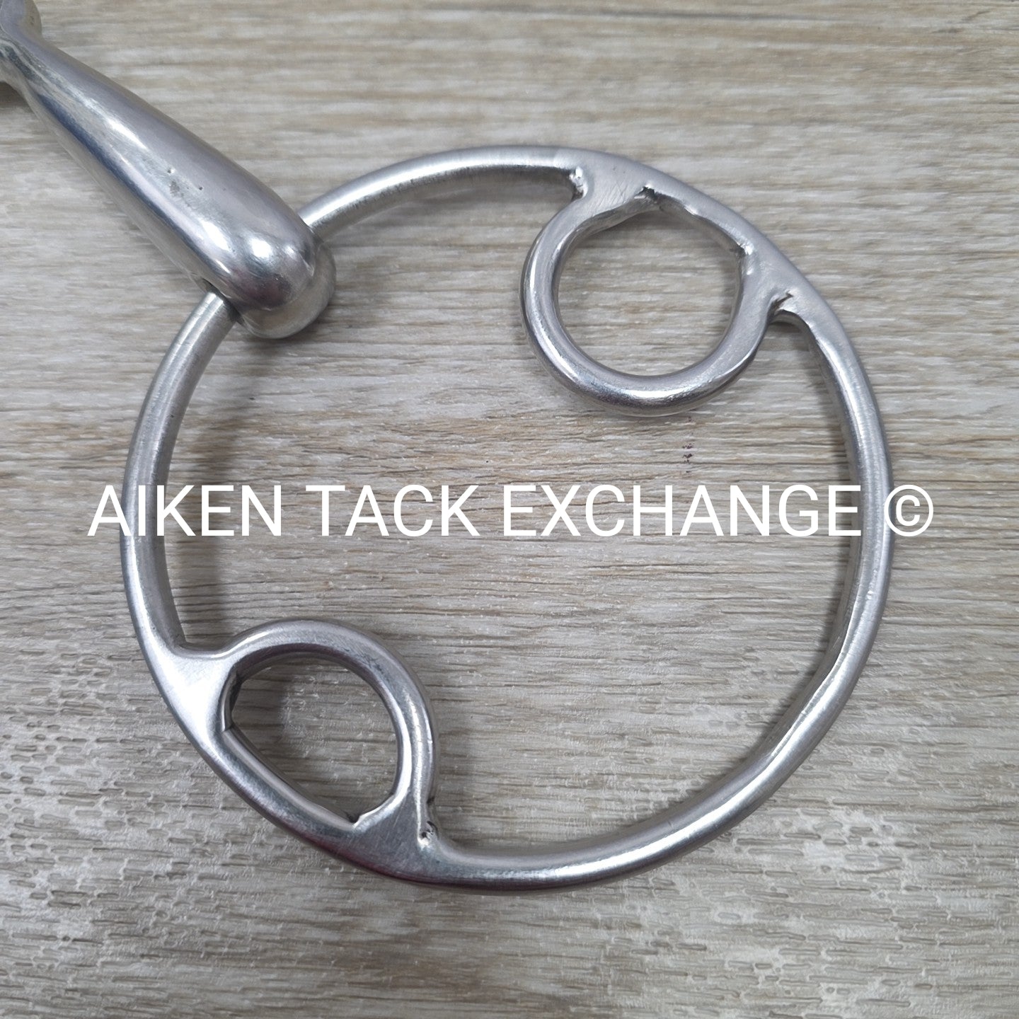 Single Joint Large Ring Beval Loop Gag Bit 5.5"