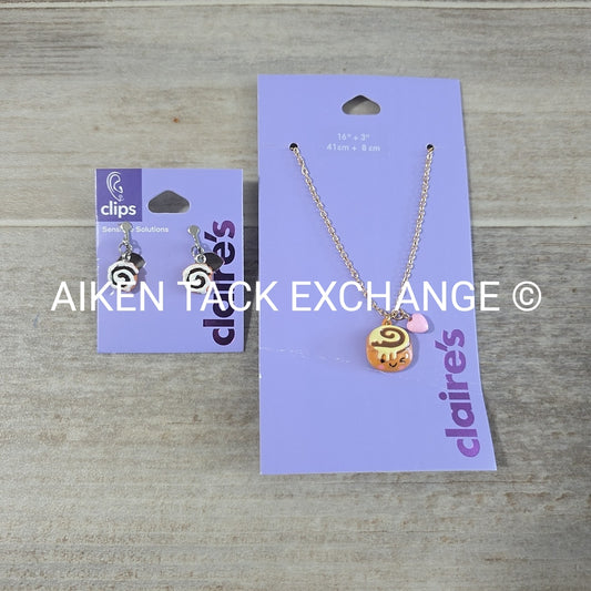 Claire's Necklace + Earring Set