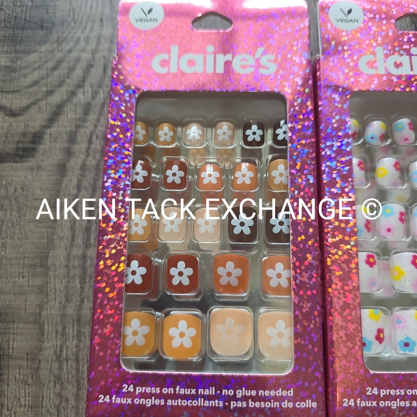 Claire's Press-On Nails (2 Sets) - 24 Count Each (48 Total)