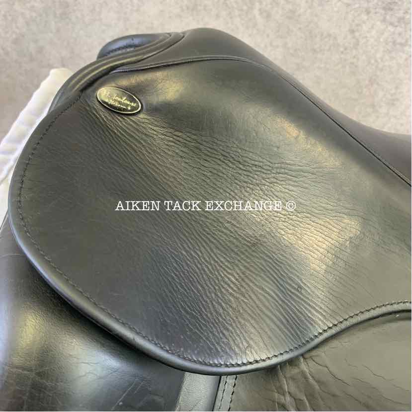 **SOLD** 2012 Marcel Toulouse Marianne Platinum Genesis Dressage Saddle, 17.5" Seat, Adjustable Tree, Wool Flocked Panels