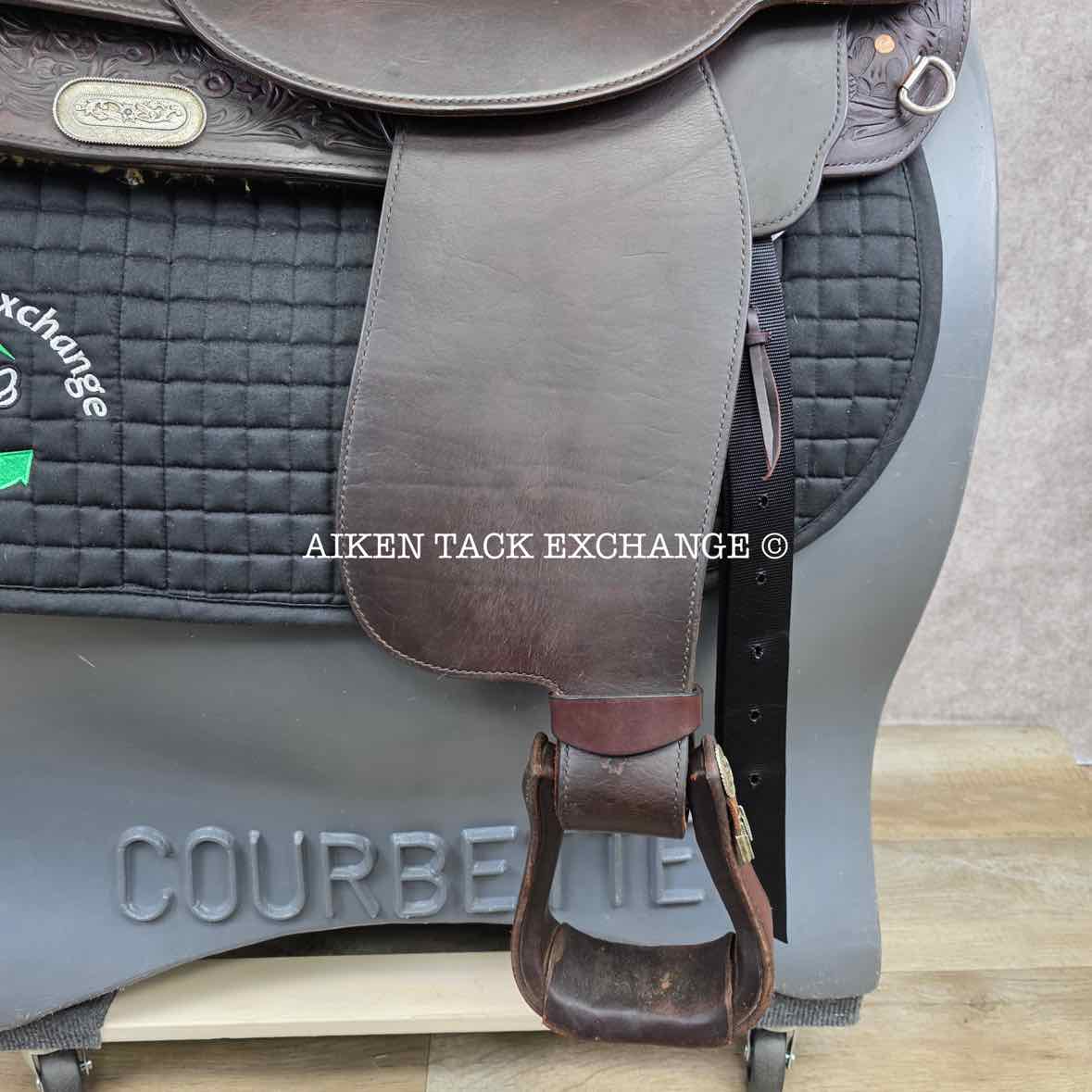 2001 Circle Y 2375 Equitation Western Saddle, 16.5" Seat, Regular Tree - Semi QH Bars
