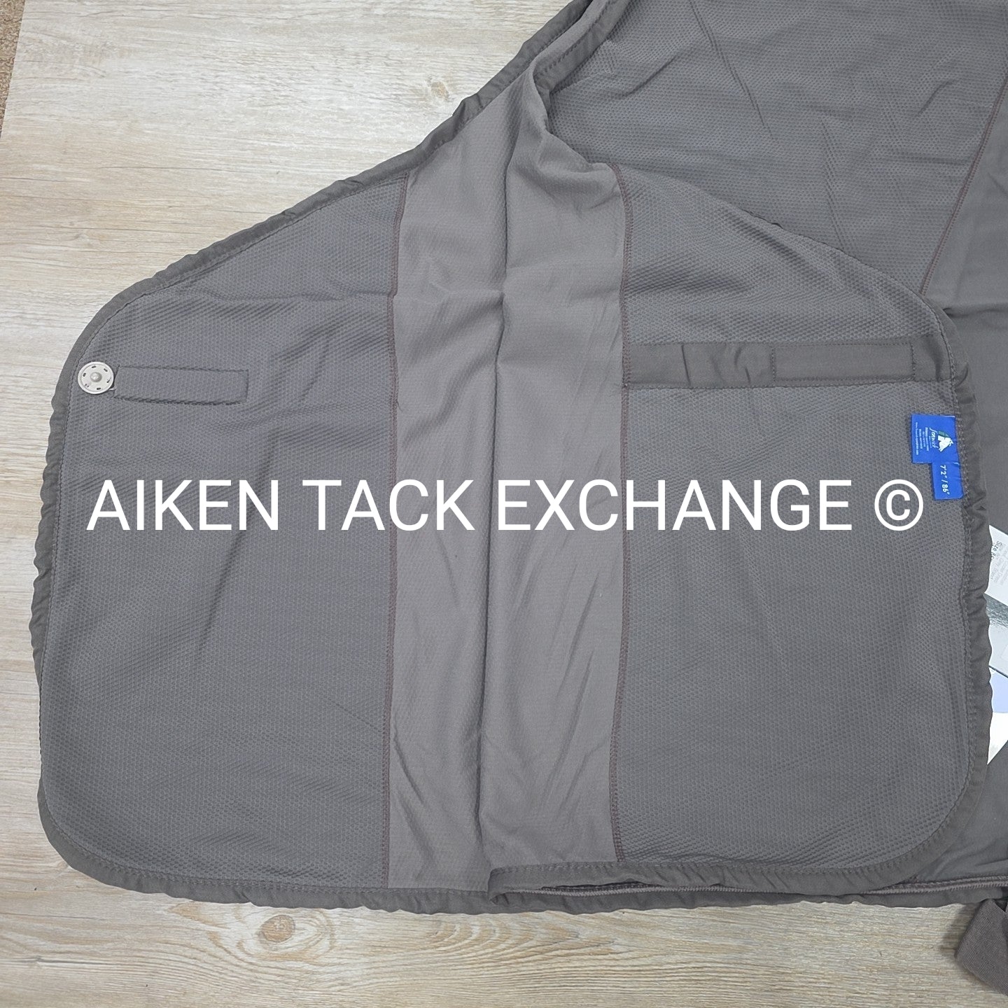 Fenwick Equestrian Sporty Dress Sheet Cooler, Grey, 86"