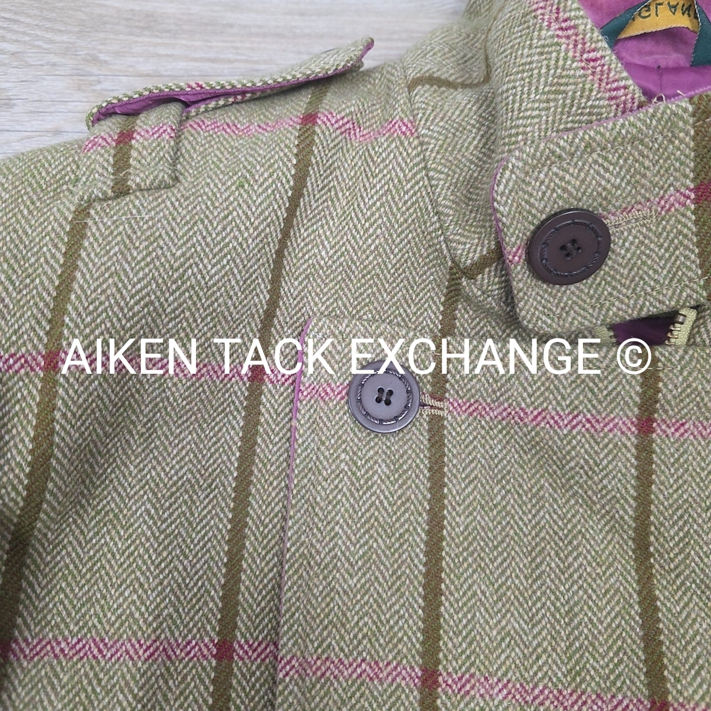 Oxford Blue Tweed Coat, Women's 18