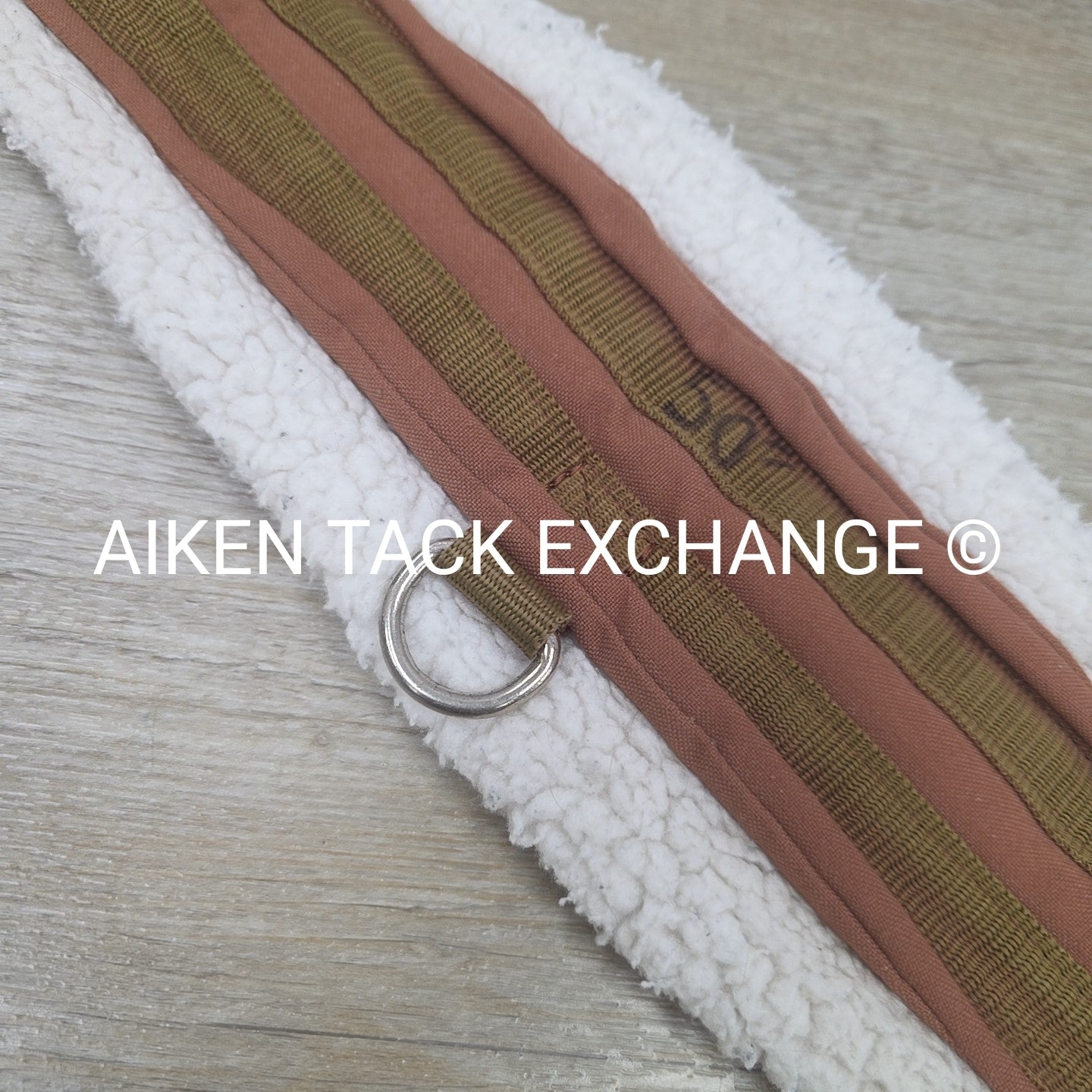 Fleece Double End Elastic Girth, Brown, 50"