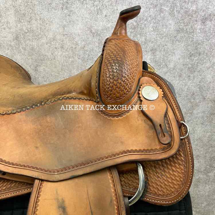 Pard's Western Saddle, 16" Seat, Wide Tree - Full QH Bars