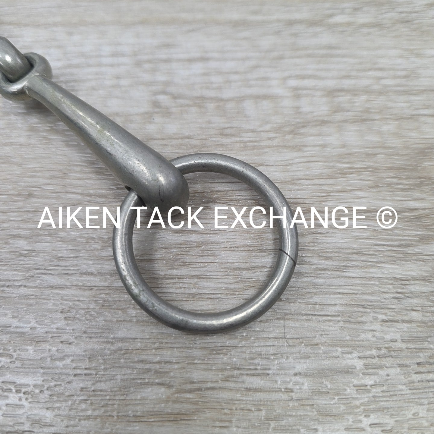 Star Steel Silver Single Joint Loose Ring Bradoon Bit 4.75"