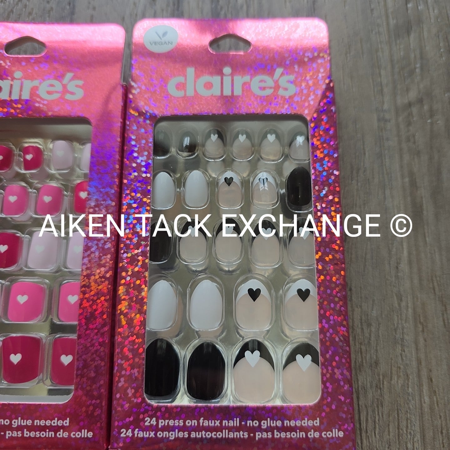 Claire's Press-On Nails (2 Sets) - 24 Count Each (48 Total)