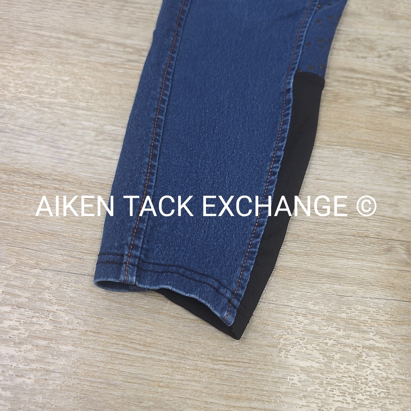 Horze Silicone Grip Full Seat Denim Breeches, Women's 30