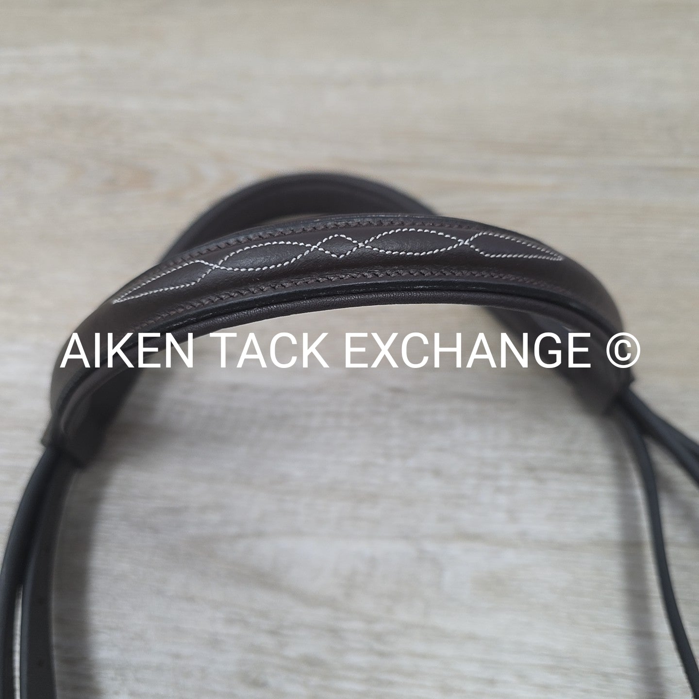 HDR Advantage Mono Crown Padded Bridle with Reins, Havana, Size Cob