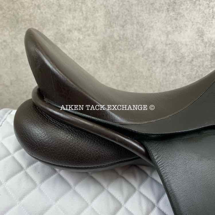 **SOLD** 1998 Schleese JES Dressage Saddle, 17" Seat, Wide Tree, Wool Flocked Panels