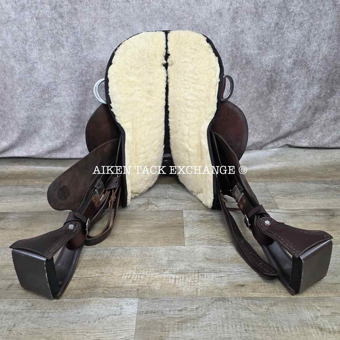 2020 Crest Ridge Saddlery Crusade Lite Western Saddle, 17" Seat, Wide Tree - Full QH Bars