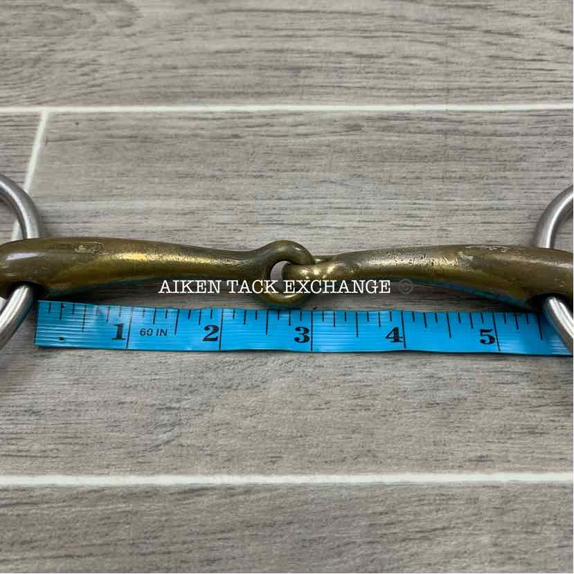 Herm Sprenger Aurigan Single Joint Loose Ring Bit 5.25"