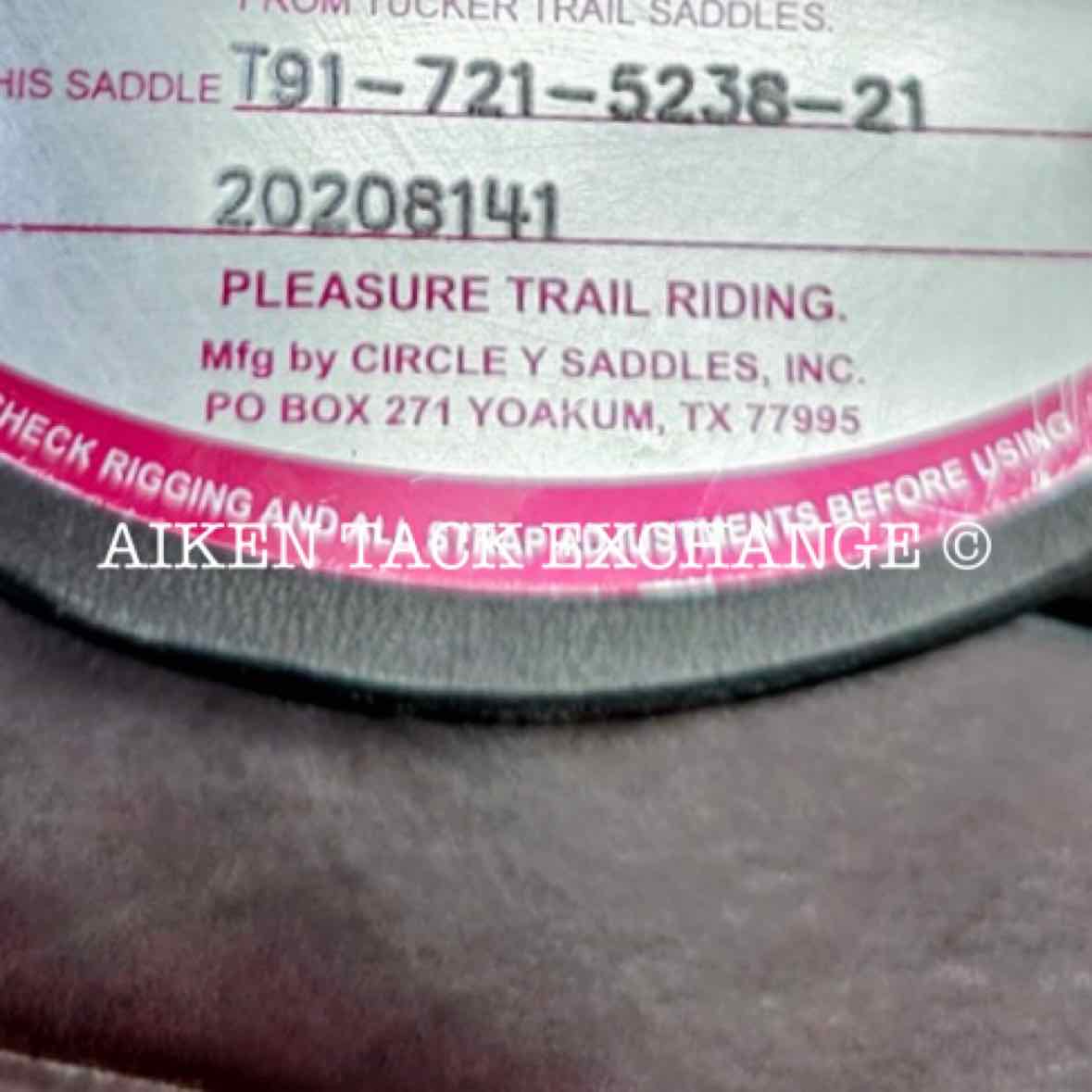 2020 Tucker T91 Meadow Creek Trail Western Saddle, 17.5" Seat, Medium Tree