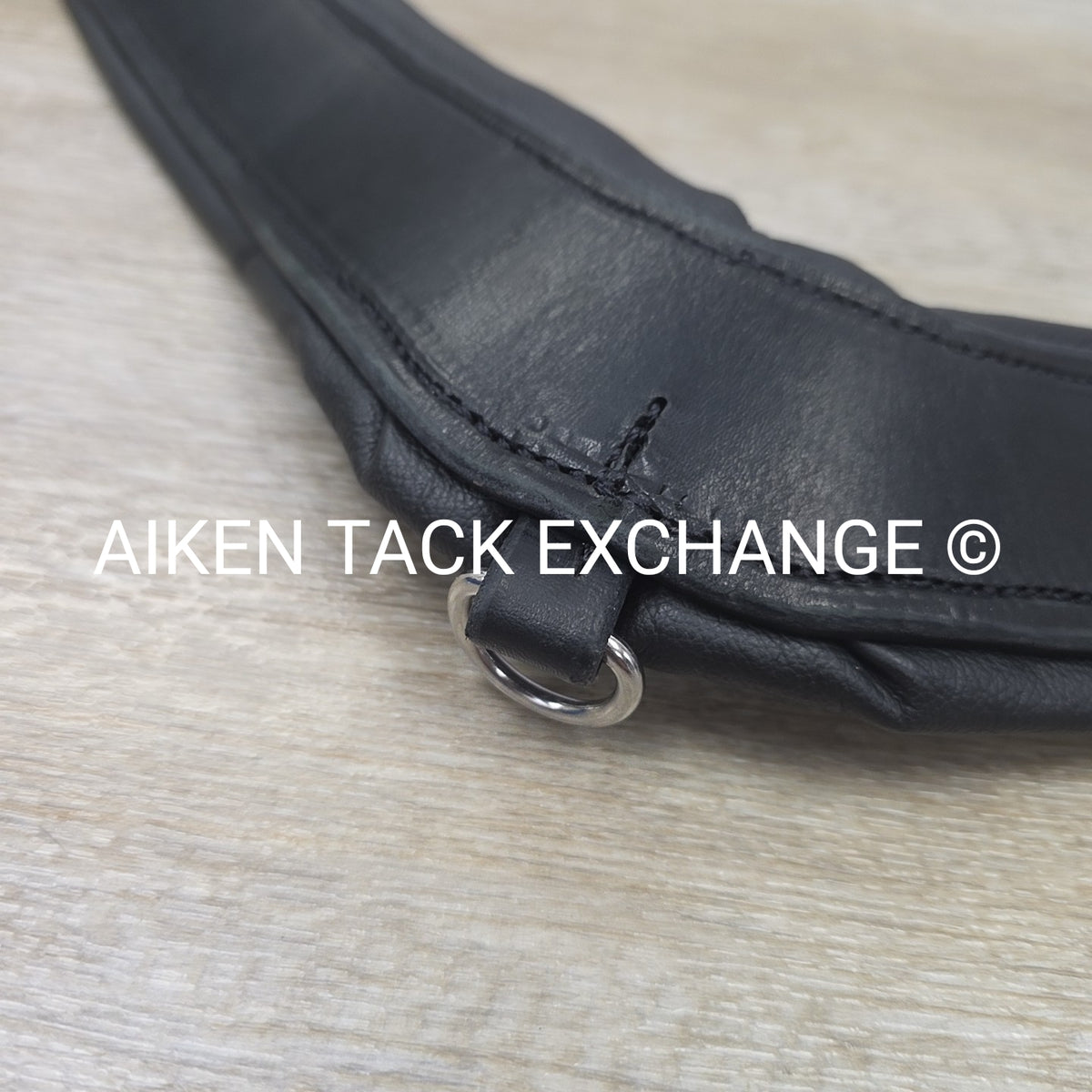 Padded Leather Breastplate, Black, Size Draft