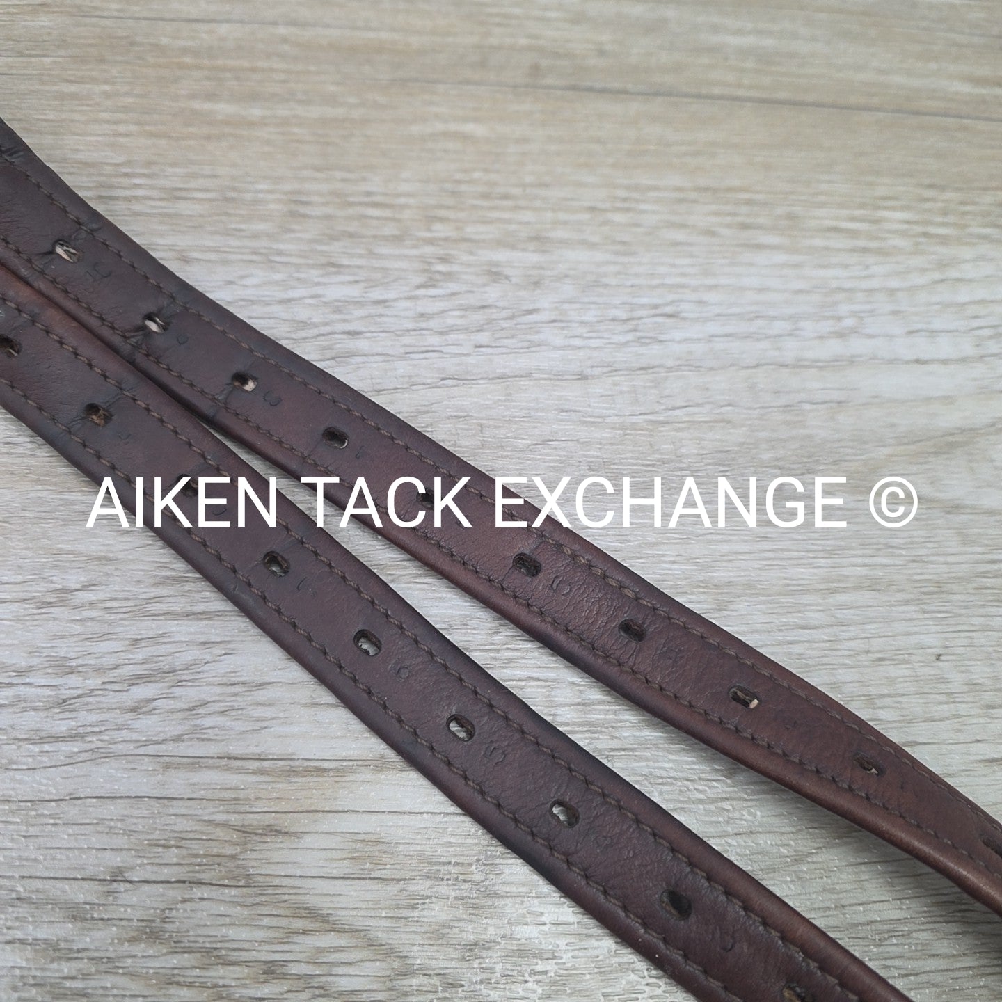 Dover Saddlery Circuit Lined Stirrup Leathers, Brown, 54"