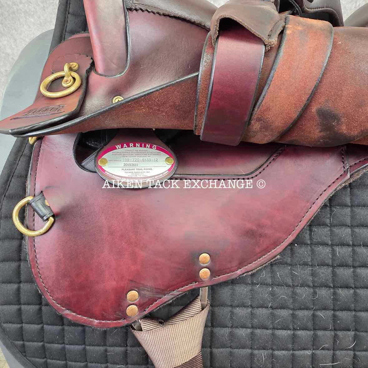 2015 Tucker 159 Endurance Trail Saddle, 17.5" Seat, Wide Tree - Full QH Bars