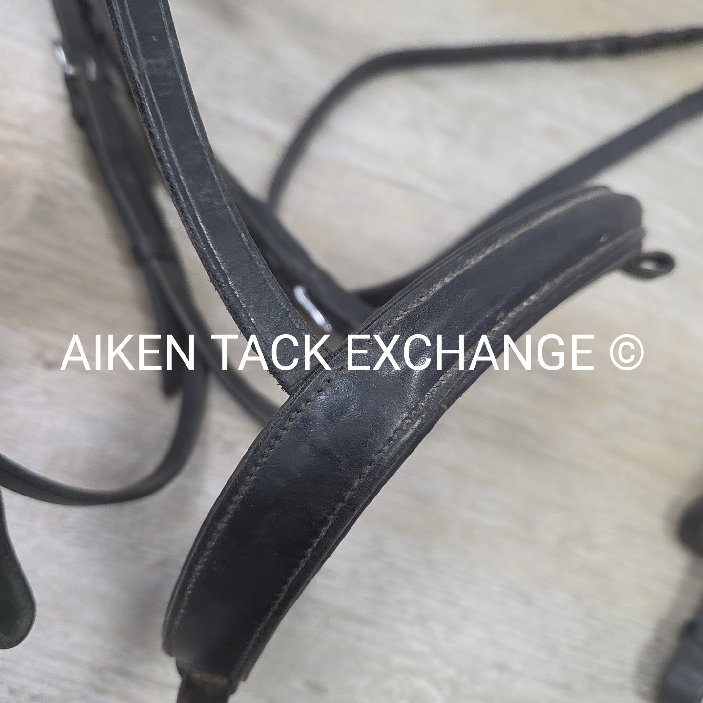 BARGAIN BUNDLE: Dressage Bridle (Missing Flash) with Laced Reins & Flat Leather