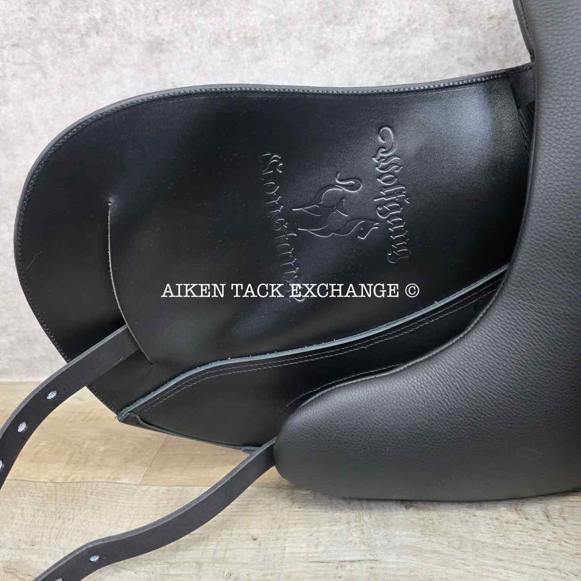 2025 Custom Saddlery Wolfgang Constanze 2 Monoflap Dressage Saddle, 17.5" Seat, Adjustable Tree, Wool Flocked Panels
