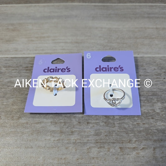 Claire's Rings (2) - Size 6
