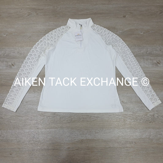 Kastel Denmark Long Sleeve Lace Raglan Sun Shirt, Women's XLarge