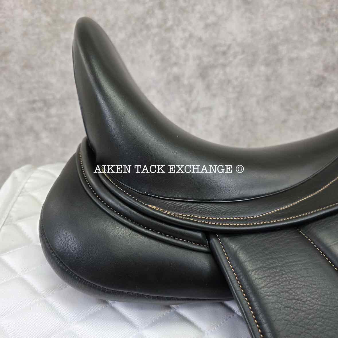 Ruby Roo Rock Star Monoflap Dressage Saddle, 17.5" Seat, Adjustable Tree - Changeable Gullet, Wool Flocked Panels