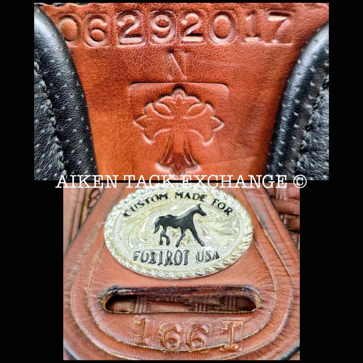 2017 Foxtrot USA Harmony Western Dressage Saddle, 16" Seat, Semi-Wide Tree