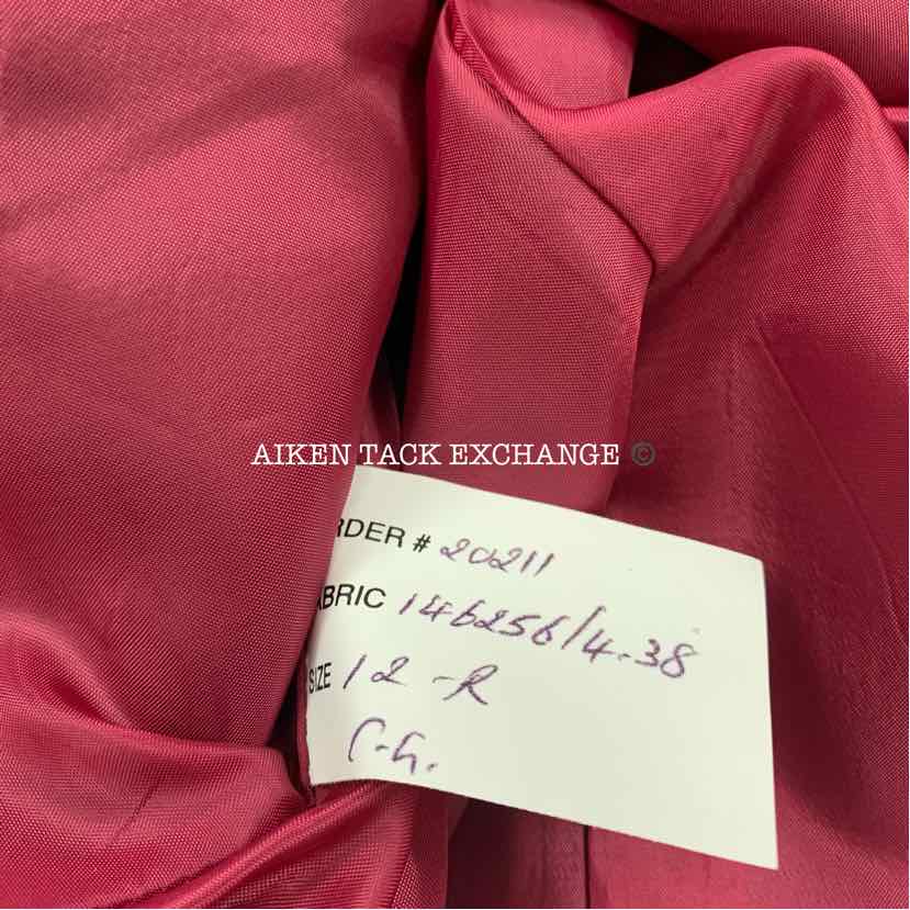Grand Prix Show Coat, Size 12 R