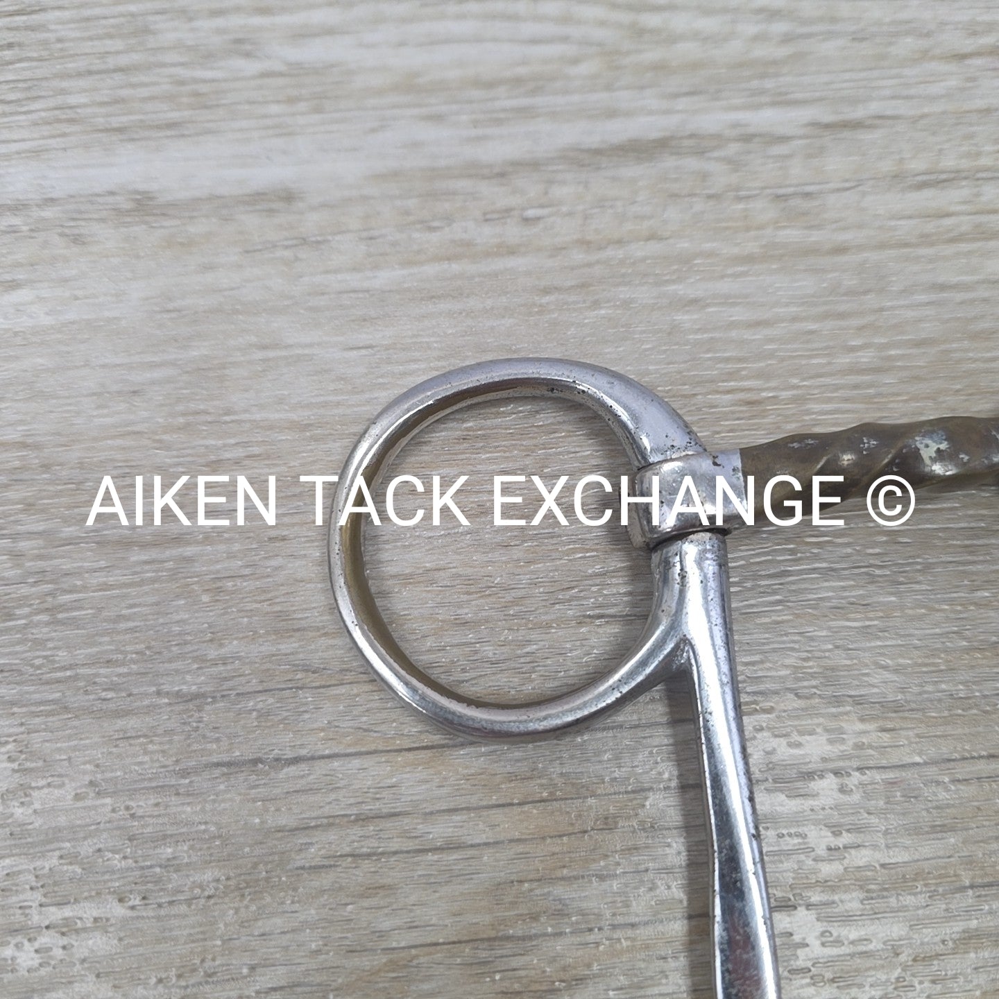 Copper Twisted French Link Half Cheek Bit 4.75"