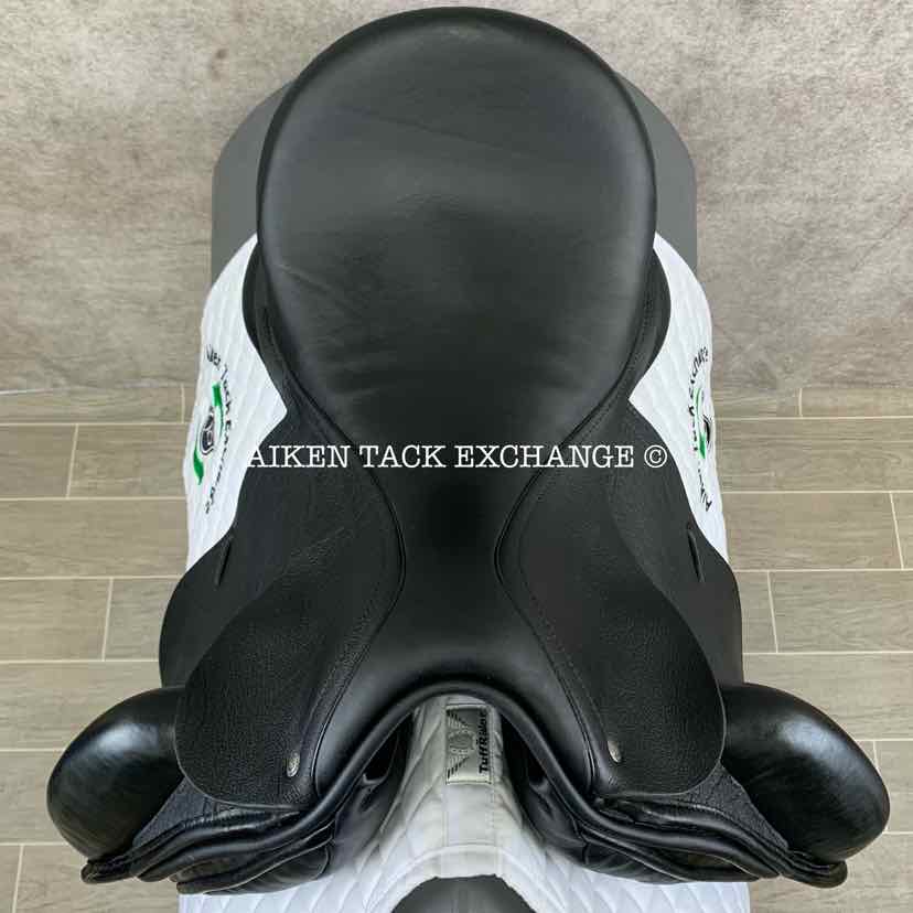 2017 Custom Saddlery Laguna XR Monoflap Dressage Saddle, 18" Seat, Adjustable Tree, Wool Flocked Panels