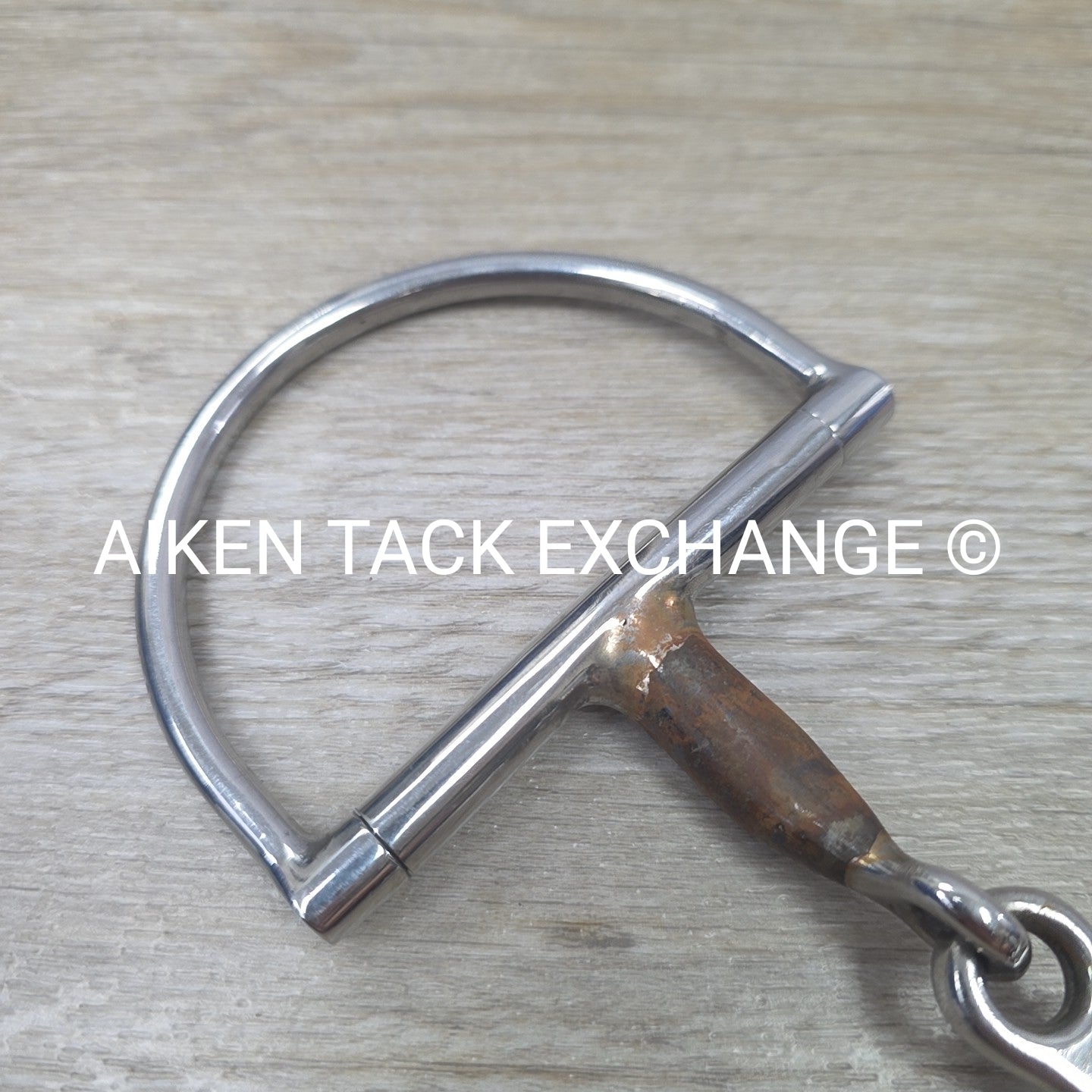 French Link Sweet Iron D Ring Bit 5"