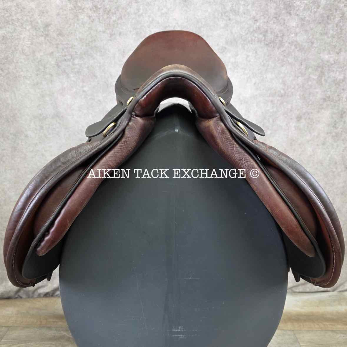 Ovation Ruiz Diaz Close Contact Jump Saddle, 17.5" Seat, Medium Tree, Foam Panels