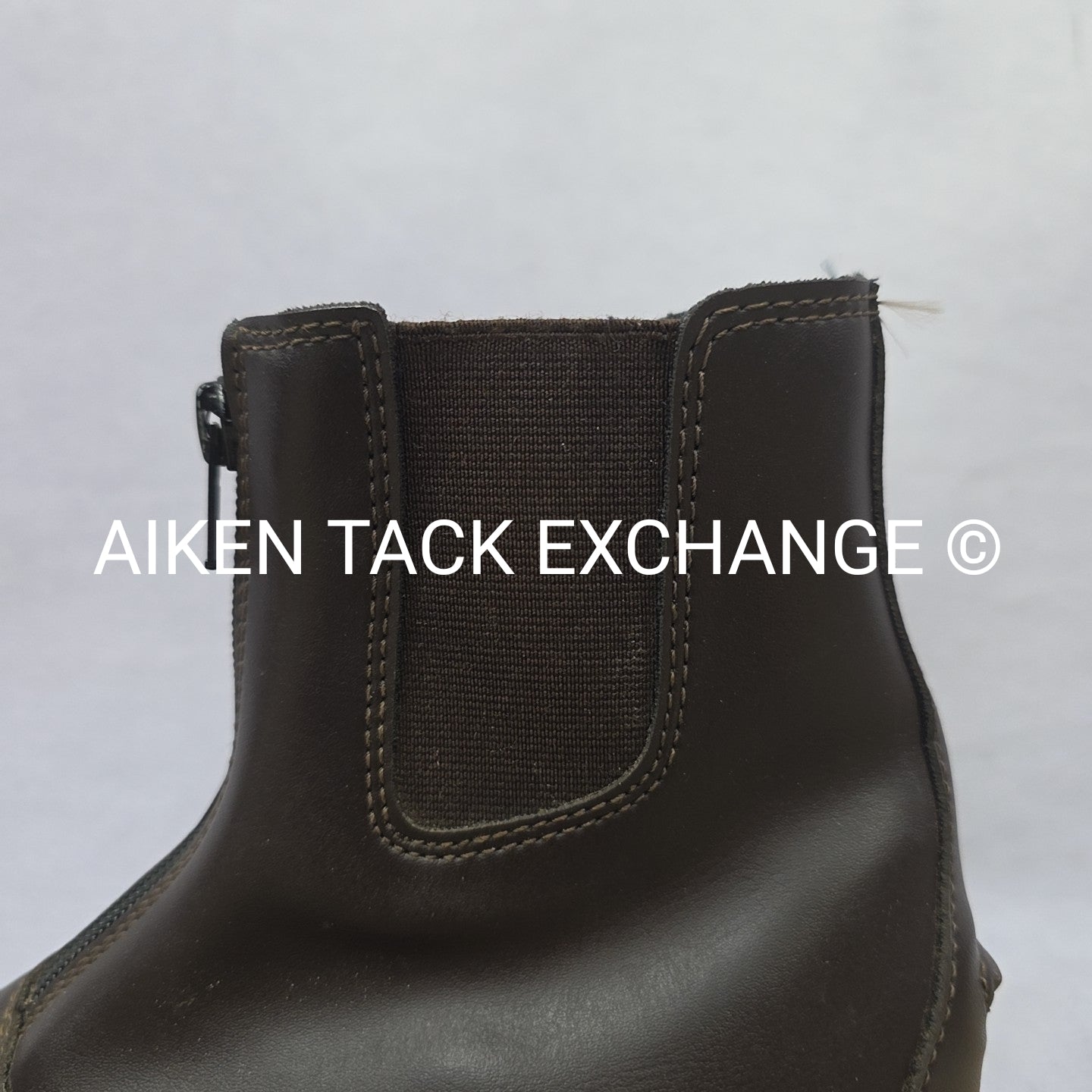 TuffRider Zip Up Paddock Boots, Brown, Size 3