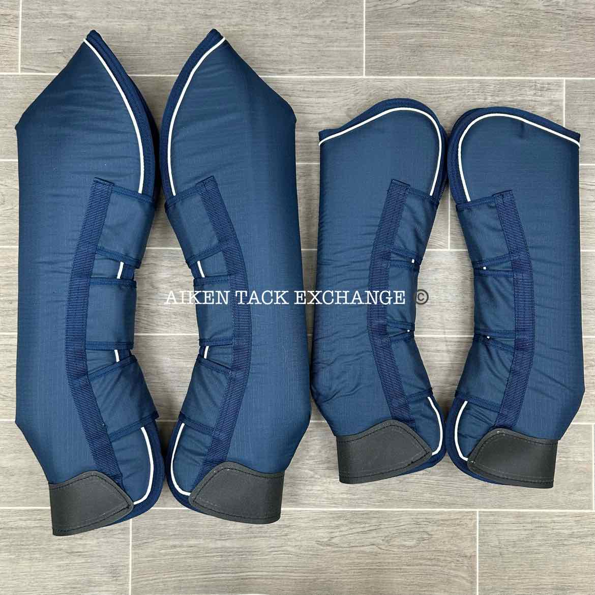 Schneiders Dura-Tech Elite Pro Shipping Boots, Navy, Size Small