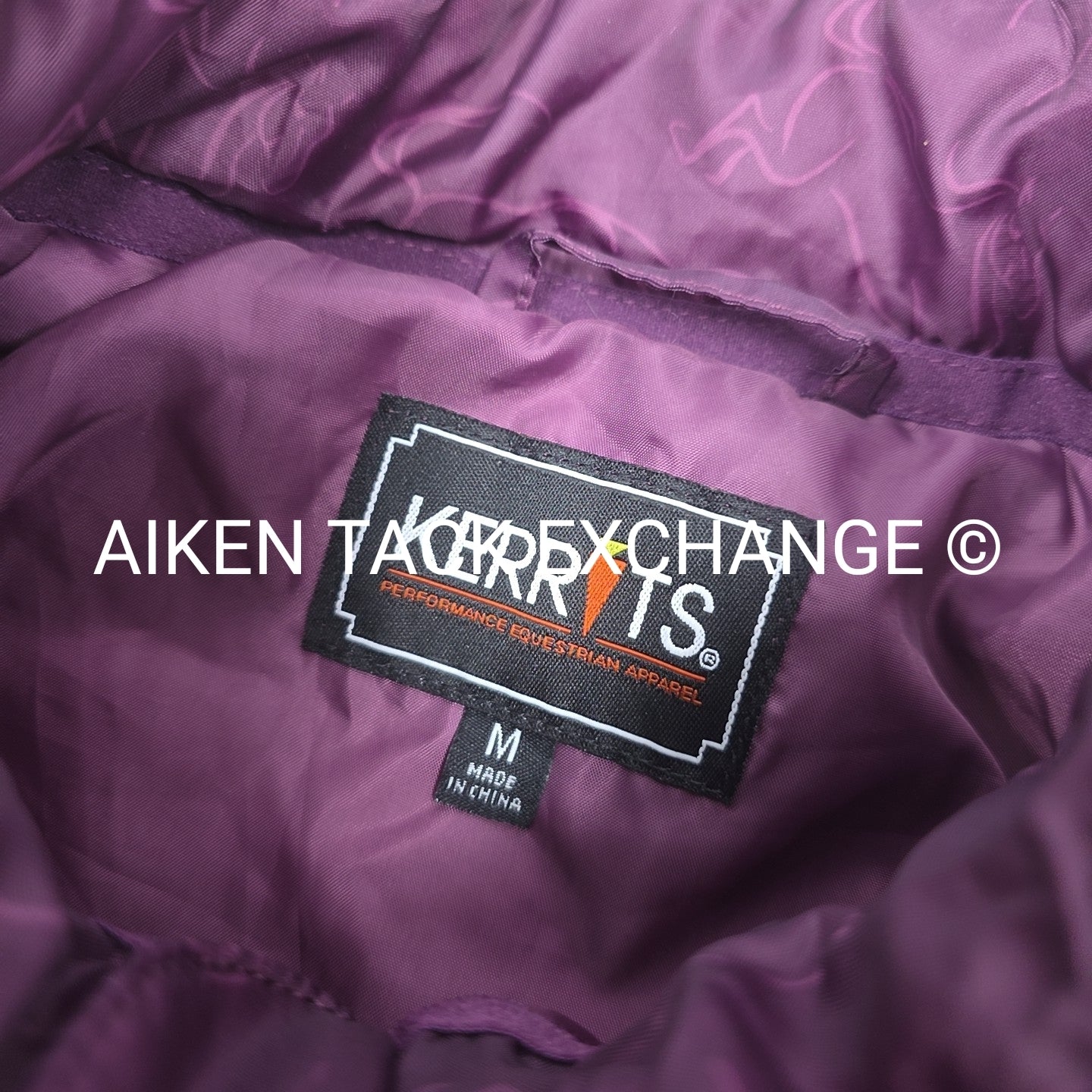 Kerrits Puffer Jacket, Size Medium