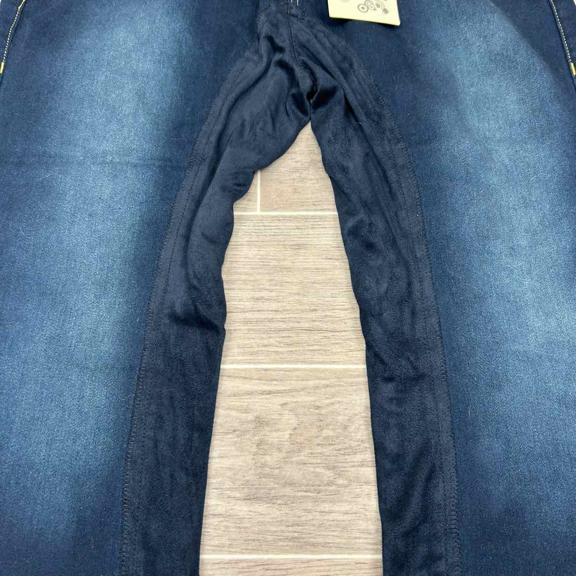 2kGrey Denim Full Seat Breeches, Size 34