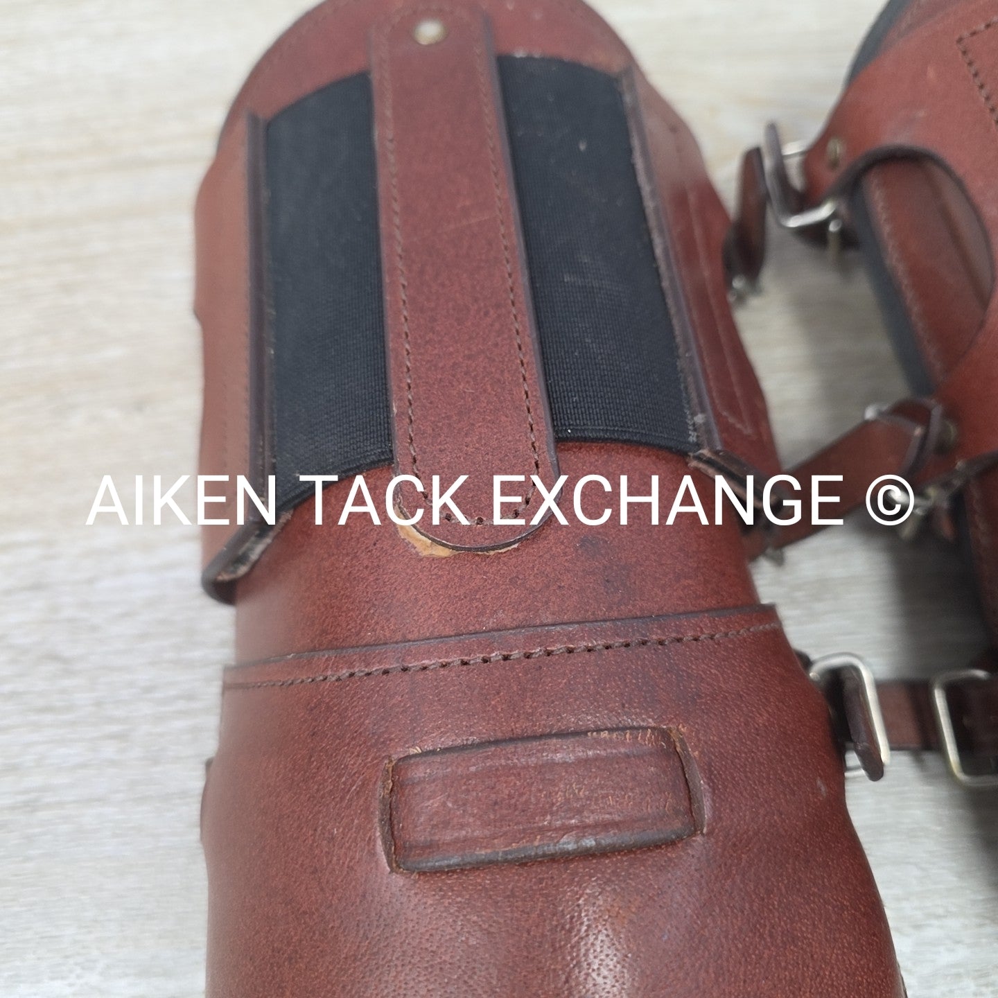 Derby Originals Leather Front & Hind Boot Set, Neoprene Lined, Brown, Size Full